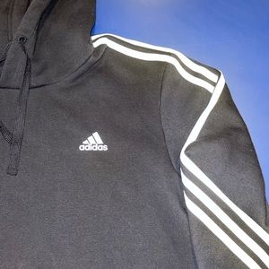 ADIDAS striped hoodie